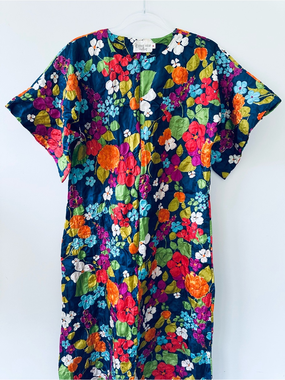 Vintage Caftan Kimono House Dress M - Picture 2 of 9
